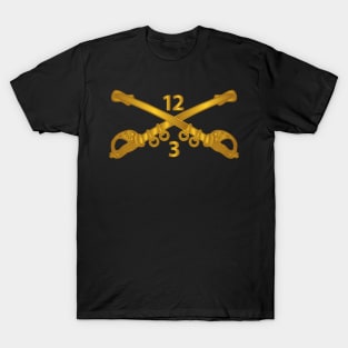 3rd Squadron - 12th Cavalry Branch wo Txt T-Shirt